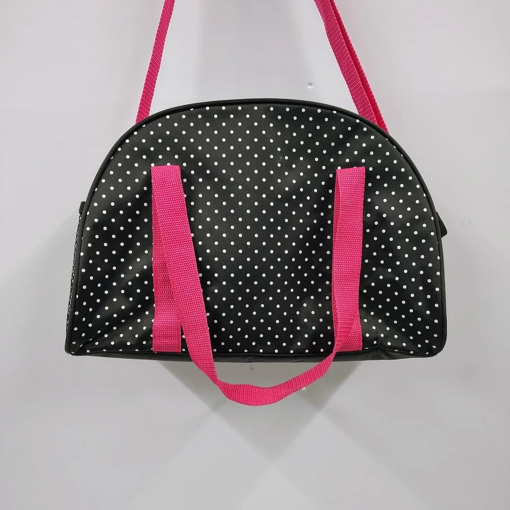 American Ballet Theatre ABT Spotlights Dance Duffle‎ Bag Polka Dot Pink Black